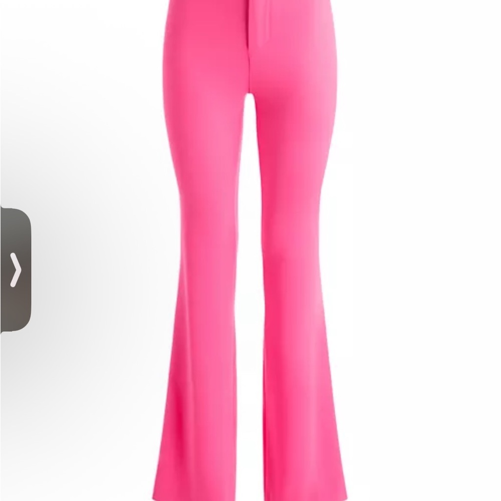 Alice + Olivia Pink Flare Boot Cut Pants - Picture 3 of 8